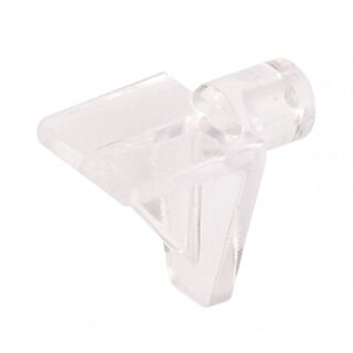 HÄFELE Shelf Support Plug In Transparent Plastic Pin 6mm
