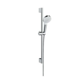 hansgrohe Crometta 1 Jet Shower Set White Chrome 650mm