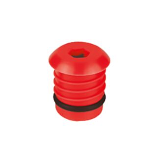 Henco Pipe Test Cap Plastic Red 20mm