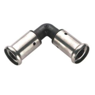 Henco Press Fit 90° Elbow PVDF Plastic 16x16mm