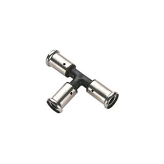 Henco Press Fit Tee PVDF Plastic 16x16x16mm