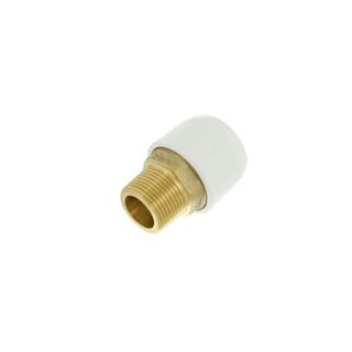 Hep2O Push Fit Brass Male Adaptor 15mm x ½