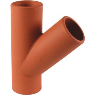 Hepworth SuperSleve 45° Oblique Junction Plain Ended 150x150mm