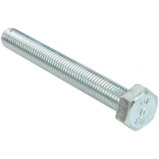 High Tensile Hex Head Set Screw BZP M20 x 100mm
