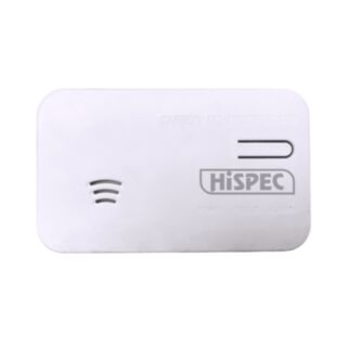 Hispec Carbon Monoxide Detector Battery Operated With 10 Year Sealed Lithium Battery