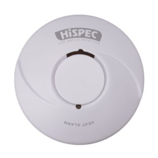 Hispec Radio Frequency Heat Detector Battery Operated With 10 Year Sealed Lithium Battery