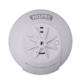 Hispec Radio Frequency Heat Detector Mains Powered With Battery Back-Up