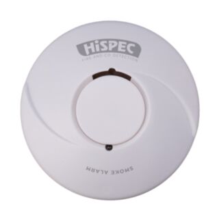Hispec Radio Frequency Smoke Detector Battery Operated With 10 Year Sealed Lithium Battery