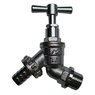 Hose Union Bib Cock Chrome ½