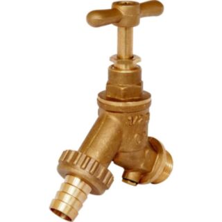 Hose Union Bib Cock With Double Check Valve ½