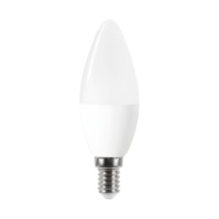 Integral LED Candle Bulb Small Edison Screw Non Dimmable Daylight 5000K 470lm 4.9W