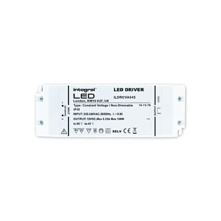 Integral LED Driver Constant Voltage Non Dimmable IP20 100W 12V
