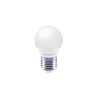 Integral LED Golf Ball Bulb Edison Screw Dimmable Warm Light 470lm 5W