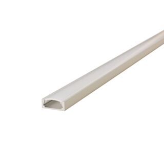 Integral LED Surface Cover Mounted Aluminium Profile With Frosted Diffuser 6x15.2x2000mm