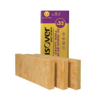 Isover Insulation CWS 32 Cavity Wall System Batt Heavy Duty 150mm 2.18m²