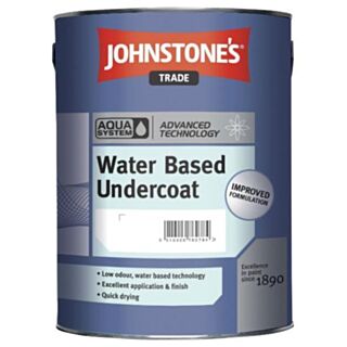 Johnstone's Trade Aqua Water Based Undercoat Dark Grey 1ltr