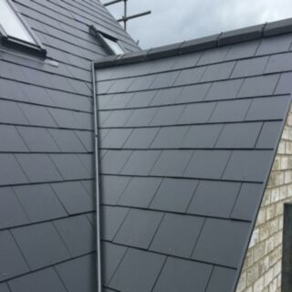 Cembrit Jutland Roofing Slate Blue Black 300x600mm