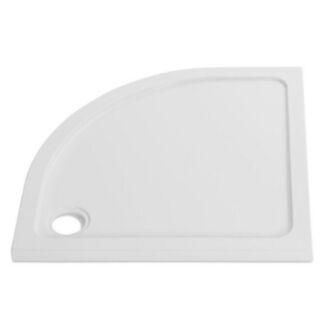 K-VIT Shower Tray Low Profile Quadrant With Corner Drain 800x800mm