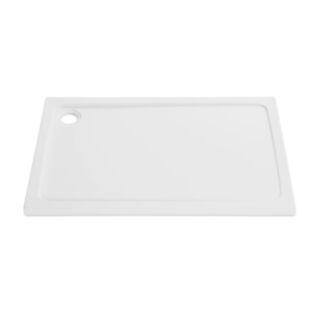 K-VIT Shower Tray Low Profile Rectangle With Corner Drain 1400x900mm