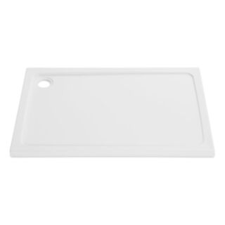 K-VIT Shower Tray Low Profile Rectangle With Corner Drain 1500x900mm