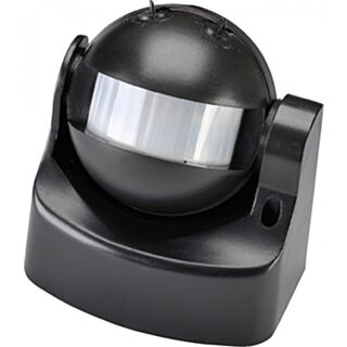 Knightsbridge 180° PIR Sensor Black IP44