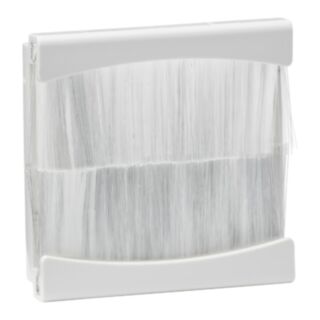 Knightsbridge Cable Management Brush Module White 50x50mm