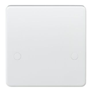 Knightsbridge Curved Edge Cooker Connection Unit 45Amp White