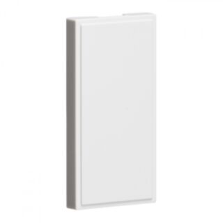 Knightsbridge Half Blanking Module White 25x50mm 10pk