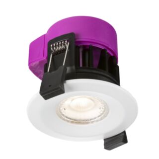 Knightsbridge LED Downlight Dimmable Fire Rated 4000K IP65 6W 240V