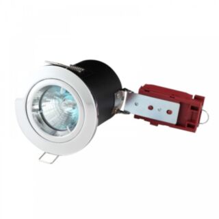 Knightsbridge Low Voltage Fixed Downlight Fire Rated Chrome 50mm