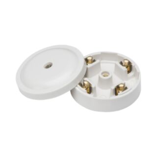 Knightsbridge Square Edge Junction Box 4 Terminal 20Amp 59mm White