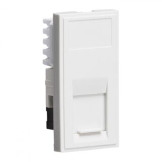 Knightsbridge UTP CAT6 RJ45 Outlet Module White 25x50mm