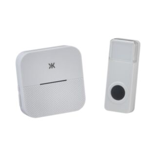 Knightsbridge Wireless Plug In Door Chime White
