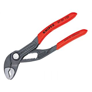 Knipex Cobra Waterpump Pliers PVC Grip 27mm Capacity 125mm