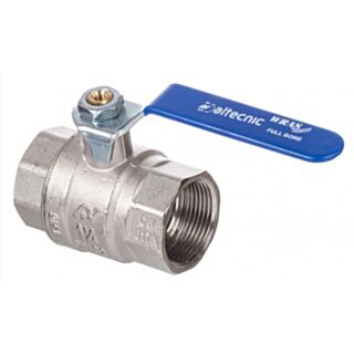Lever Ball Valve Female Blue Handle ¾