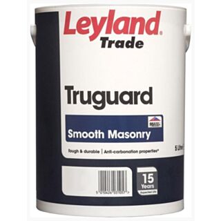 Leyland Trade Truguard Smooth Masonry Paint Quarry Red 5ltr