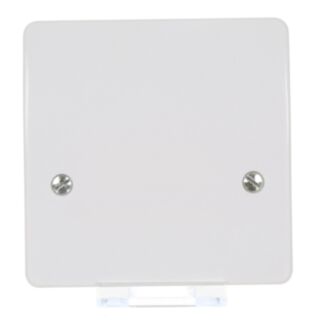 MK Logic Plus Cooker Cable Outlet With Cable Entry & Clamp 45Amp White