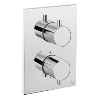 MPRO 1500 Dual Outlet Trim & Lever Set Chrome