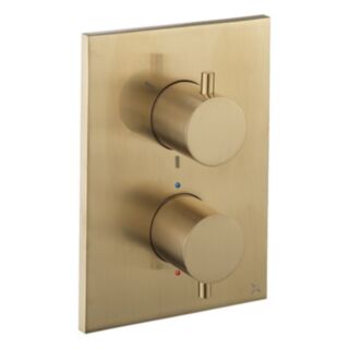 MPRO 2500 Three Outlet Trim & Lever Set Brushed Brass