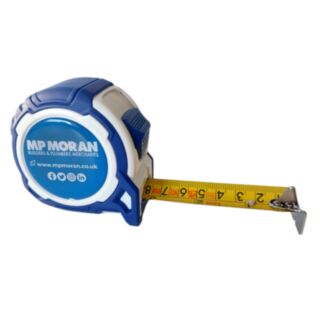 MP Moran Professional Wide Blade Tape Measure Blue 5mtr