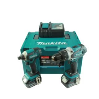 Makita DLX2145TJ LXT Combi Drill & Impact Driver Kit With 2 x 5.0Ah Lithium-Ion Batteries 18V