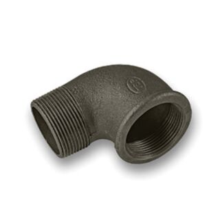 Malleable Black Iron 90° Elbow Male To Female 2