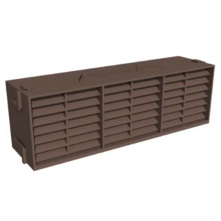 Manthorpe Air Brick PVC Brown 58x72x220mm