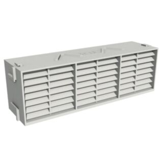 Manthorpe Air Brick PVC White 58x72x220mm
