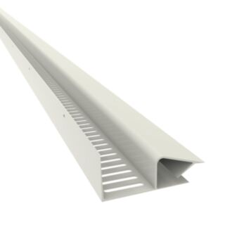 Manthorpe Soffit Vent Strip Type White 26x48x2400mm