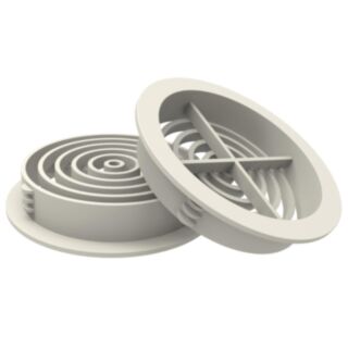 Manthorpe Soffit Vent White 15.5x80mm