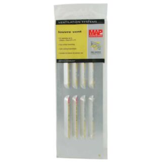 Map Louvre Surface Vent Aluminium 76x229mm (3x9)