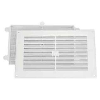 Map Louvre Flush Vent PVC White 152x229mm (6x9)