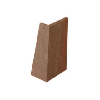 Marley Acme Clay Single Camber Roof Tile 90° External Angle Right Hand Smooth Mixed Brindle 165x265mm