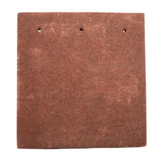 Marley Concrete Gable Roof Tile & Half Granular Dark Red 248x267mm